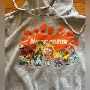 Nickelodeon Rugrats Hey Arnold Characters Hoodie Sweatshirt Youth Size S